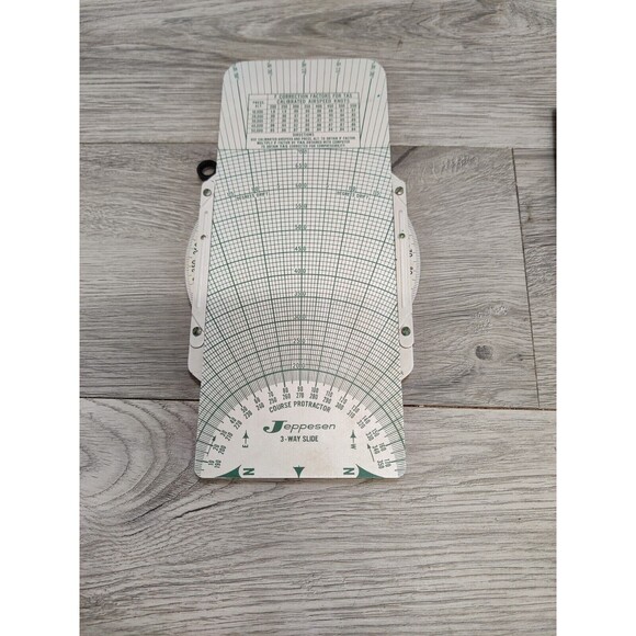 Jeppesen Slide Graphic Flight Computer with Case & Felsenthal E-6B Vintage RARE - Picture 8 of 12